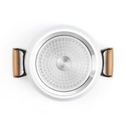 LIVOO Faitout Wood Line Blanc 24 Cm -Peuyer Magasin 116000 3 1 Faitout wood line blanc 24 cm Livoo