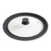 Couvercle En Verre Et Silicone Noir Multidiamètres 28, 30 Et 32 Cm -Peuyer Magasin 147001 0 1 Couvercle en verre et silicone noir multidiametres 28 30 et 32 cm Mathon