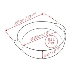 Peugeot Plat Four Rond Céramique écru 27 Cm -Peuyer Magasin 201195 1 2 Plat four rond ceramique ecru 27 cm Peugeot