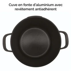Cocotte Légère Ronde En Fonte D'aluminium 24 Cm 4,5 L Coloris Noir -Peuyer Magasin 203000 4 11 Cocotte legere ronde en fonte d aluminium 24 cm 4 5 L coloris noir Mathon