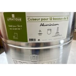 Lot Cuiseur 40 L 12 Bocaux Et Thermomètre à Cadran -Peuyer Magasin 209018 4 1 Lot cuiseur 40 L 12 bocaux et thermometre a cadran Le Pratique