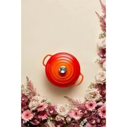 Le Creuset Cocotte Fonte Rond 24 Cm Volcanique -Peuyer Magasin 213180 4 3 Cocotte fonte rond 24 cm volcanique Le Creuset
