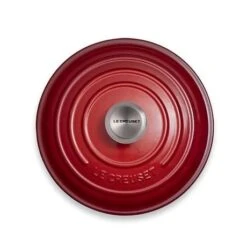 Produits populaires -Peuyer Magasin 213184 1 3 Cocotte fonte rond 26 cm cerise Le Creuset