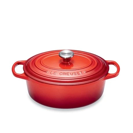 Le Creuset Cocotte Fonte Ovale Cerise 27 Cm 3 Le Creuset Cocotte Fonte Ovale Cerise 27 Cm