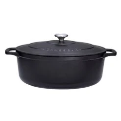 Cocotte Sublime Fonte Ovale 6 L 31 Cm Noir