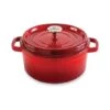 Cocotte En Fonte Ronde 24 Cm 3,7 L Rouge -Peuyer Magasin 213286 0 2 Cocotte en fonte ronde 24 cm 3 7 L rouge Mathon