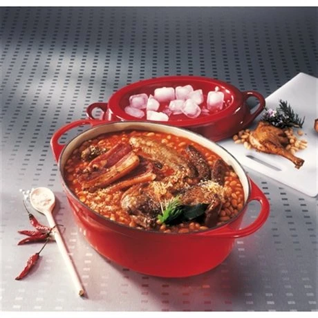 Le Creuset Cocotte Fonte Ovale Doufeu 32 Cm 7,2 L Cerise 3 Le Creuset Cocotte Fonte Ovale Doufeu 32 Cm 7,2 L Cerise