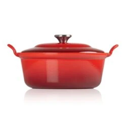 Le Creuset Cocotte Fonte Rond Plume 28 Cm 3,9 L Rouge