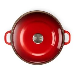 Le Creuset Cocotte Fonte Rond Plume 28 Cm 3,9 L Rouge -Peuyer Magasin 21605 3 2 Cocotte fonte rond Plume 28 cm 3 9 L rouge Le Creuset