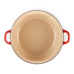 Le Creuset Cocotte Fonte Rond Plume 28 Cm 3,9 L Rouge -Peuyer Magasin 21605 4 2 Cocotte fonte rond Plume 28 cm 3 9 L rouge Le Creuset
