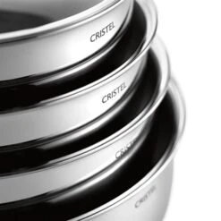 Lot 2 Poêles Sautoirs Inox Castel'Pro 24 Cm Et 28 Cm -Peuyer Magasin 271900 1 1 Lot 2 poeles sautoirs inox Castel Pro 24 cm et 28 cm Cristel