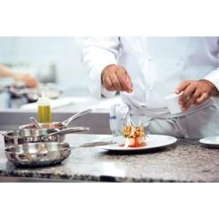 Lot 2 Poêles Sautoirs Inox Castel'Pro 24 Cm Et 28 Cm -Peuyer Magasin 271900 2 1 Lot 2 poeles sautoirs inox Castel Pro 24 cm et 28 cm Cristel