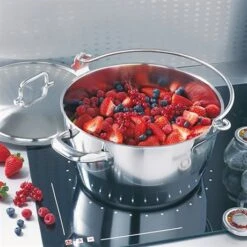 Lot Marmite à Crustacés Confiture 30 Cm Et Couvercle -Peuyer Magasin 273111 2 3 Lot Marmite a crustaces confiture 30 cm et couvercle