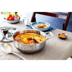 Faitout Tout Inox Et Couvercle Castel'Pro 28 Cm -Peuyer Magasin 276000 2 4 Faitout tout inox et couvercle Castel Pro 28 cm Cristel