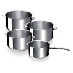 BEKA Set De 4 Casseroles Evolution 14 à 20 Cm Et 1 Manche