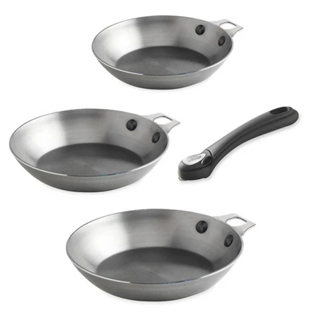 De Buyer Lot 3 Poêles Minéral B élément 20, 24 Et 28 Cm Et Manche Noir 3 De Buyer Lot 3 Poêles Minéral B élément 20, 24 Et 28 Cm Et Manche Noir