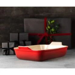Le Creuset Plat Rectangulaire Céramique 26 Cm Cerise -Peuyer Magasin 301015 3 3 Plat rectangulaire ceramique 26 cm Cerise Le Creuset
