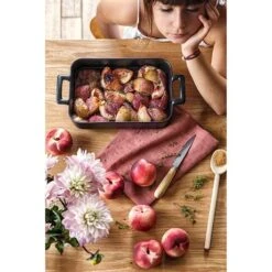 Peuyer Magasin -Peuyer Magasin 301057 1 2 Plat rectangulaire Belle Cuisine Effet Fonte 30 cm Revol