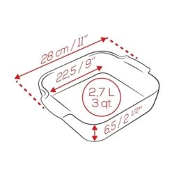 Peugeot Plat Carré Céramique Aubergine 28 Cm 6 Peugeot Plat Carré Céramique Aubergine 28 Cm -Peuyer Magasin 301322 1 3 Plat carre ceramique aubergine 28 cm Peugeot