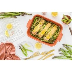 Peugeot Plat Rectangulaire Céramique Terracotta 32 Cm -Peuyer Magasin 301342 3 3 Plat rectangulaire ceramique terracotta 32 cm Peugeot