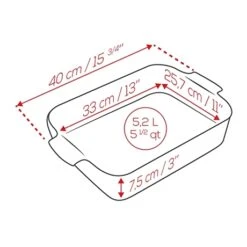 Peugeot Plat Rectangulaire Céramique Terracotta 40 Cm -Peuyer Magasin 301343 1 3 Plat rectangulaire ceramique terracotta 40 cm Peugeot