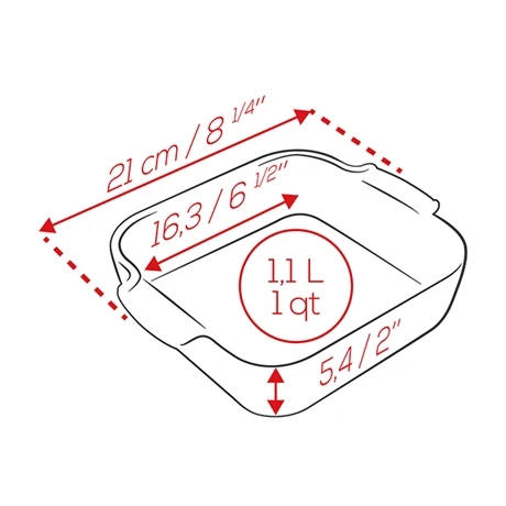 Peugeot Set 2 Petits Plats à Four Rouge Céramique 21 Et 25cm 4 Peugeot Set 2 Petits Plats à Four Rouge Céramique 21 Et 25cm – Image 2