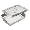 Plat à Four En Inox Avec Couvercle 35 X 27 Cm -Peuyer Magasin 37113 0 1 Plat a four en inox avec couvercle 35 x 27 cm Inoxriv