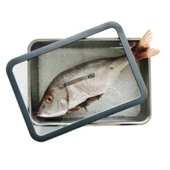 Plat à Four En Inox Avec Couvercle Transparent 36 X 25 Cm -Peuyer Magasin 37114 2 2 Plat a four en inox avec couvercle transparent 36 x 25 cm Inoxriv